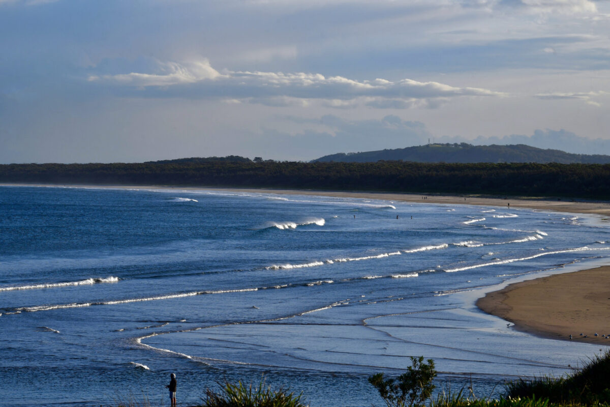 Seven Mile Beach running south from Gerroa