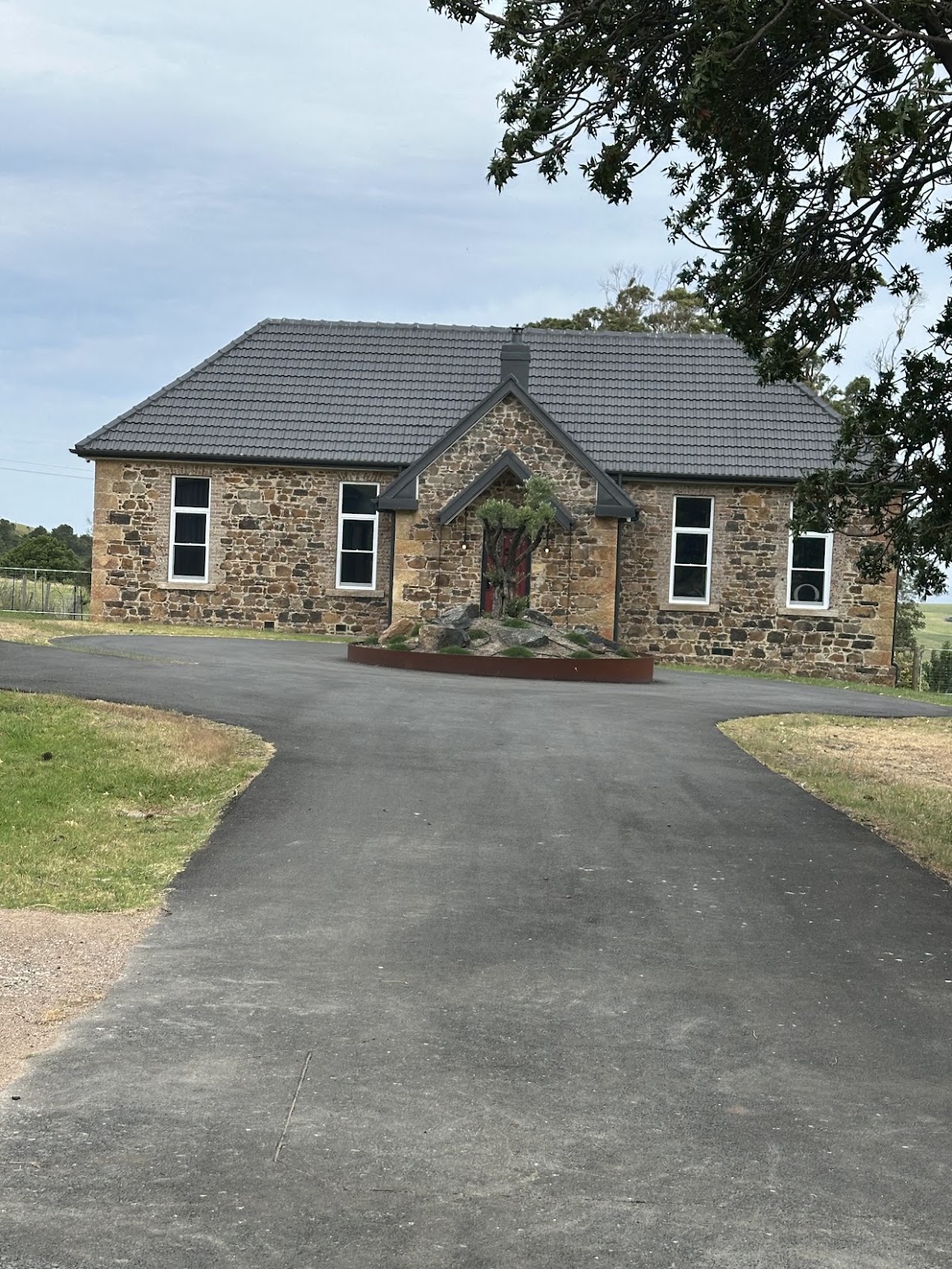 A converted stone schoolhouse at Gerringong